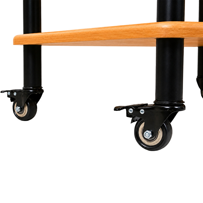 KOZMOS KS-AR001 Tekerlek Opsiyonlu Hi-Fi Rack Stand Natural
